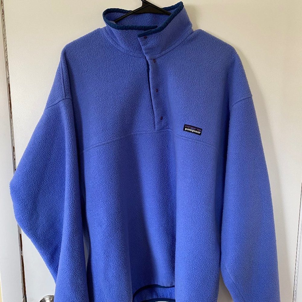 Patagonia Made in USA Vintage 1/4  Button Fleece